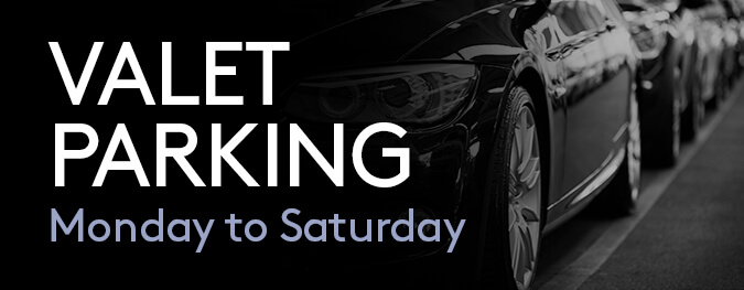 Blu Valet Parking Promo Valet Parking Available – Monday to Friday